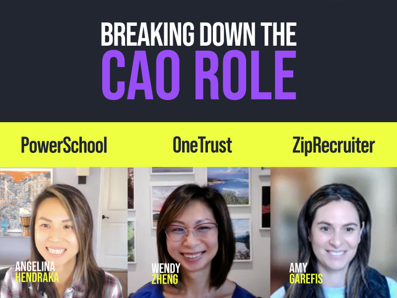 Breaking Down the CAO Role