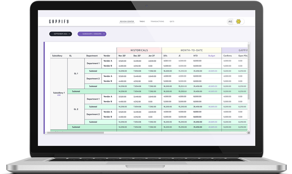 Gappify Accrual Cloud